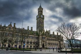 Badford City Hall - home of  Bradford Council photographed for The Yorkshire Post by Tony Johnson. 5th January 2024