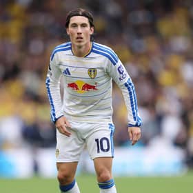 LEEDS, ENGLAND - AUGUST 30: Harry Wilson of Leeds in action during the Premier League 2026/27 match between Leeds United and Brentford at Elland Road on August 30, 2026 in Leeds, England. (Photo by Michael Regan/Getty Images)