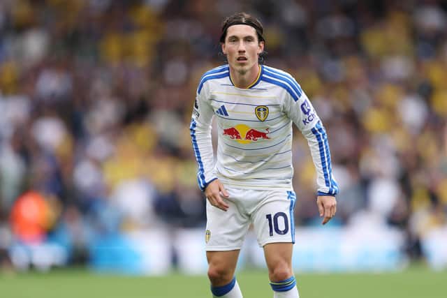 LEEDS, ENGLAND - AUGUST 30: Harry Wilson of Leeds in action during the Premier League 2026/27 match between Leeds United and Brentford at Elland Road on August 30, 2026 in Leeds, England. (Photo by Michael Regan/Getty Images)
