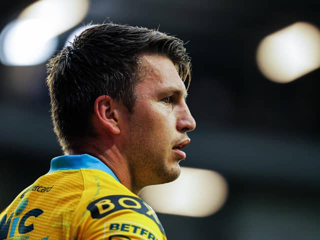 Tom Briscoe will end his Leeds Rhinos career at Old Trafford. (Picture: Alex Whitehead/SWpix.com)