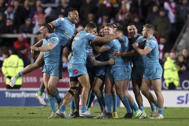 Leeds Rhinos enjoyed a memorable win at St Helens in March. (Photo: Paul Currie/SWpix.com)