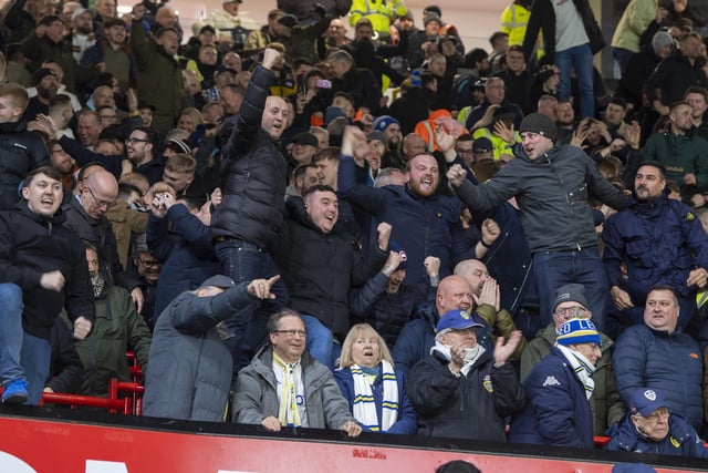 Manchester United v Leeds United, Old Trafford Stadium Manchester, Premier League, 8th February 2023
Leeds fans
Picture Tony Johnson