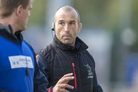 FRUSTRATION: Doncaster Knights head coach Steve Boden. Picture: Tony Johnson