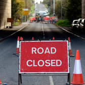 Road closure sign. (Pic credit: Andrew Bellis)