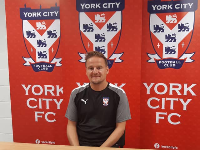 York City manager Neal Ardley
