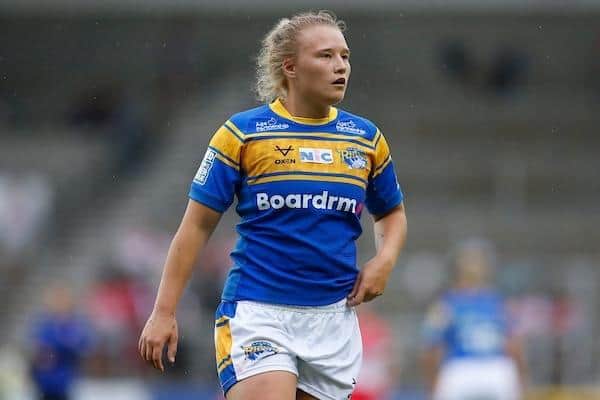 Georgia Roche in action for Leeds Rhinos. (Picture by Ed Sykes/SWpix.com)