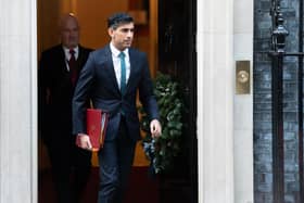 Prime Minister Rishi Sunak leaving 10 Downing Street, London