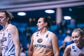 Fond farewell: Helen Naylor, left, played for 16 years of her 18-year career with Sheffield Hatters but is now retiring from the WBBL (Picture: Adam Bates)