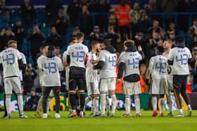 Mateusz Klich is applauded by players as he leaves the pitch for the last time following Leeds United West Ham United. (Picture: Bruce Rollinson)