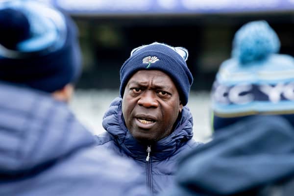 More disappointment: Yorkshire coach Ottis Gibson and his team were once again let down by the weather in the County Championship (Picture: Allan McKenzie/SWPix.com)