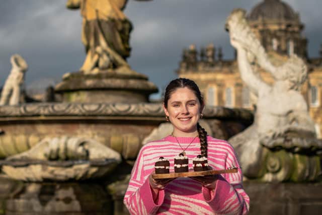 Freya in the pink striped jumper (Pic credit: Carole Poirot)