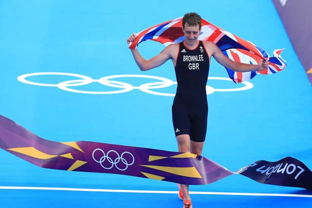Great Britain's Alistair Brownlee wins his second Olympic gold medal in Rio (Picture: Mike Egerton/PA)