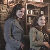 Imogen Clawson as Jenny Alderson and Rachel Shenton as Helen Herriot in All Creatures Great and Small series 4, the Christmas episode. Picture: Playground/Channel 5