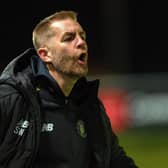 MORE GOALS PLEASE: Harrogate Town Simon Weaver is determined to solve his team's shyness in front of goal.  Picture: Bruce Rollinson