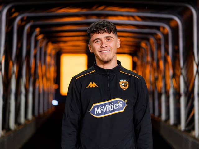 New Hull City loan signing Ryan Giles. Picture courtesy of HCAFC.