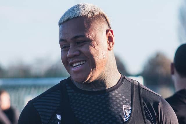 Franklin Pele is ready to make his mark in Super League. (Photo: Hull FC)