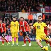 SPOT ON: James McAtee converts from the penalty spot for Sheffield United