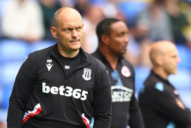 Alex Neil has a number of injury problems to contend with ahead of Stoke's trip to Hull. Picture: Clive Rose/Getty Images.