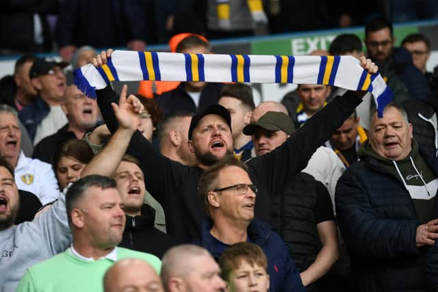 PROMISING: Will Leeds United fans be cheering come the end of the 2023-24 Championship season? Picture: Jonathan Gawthorpe