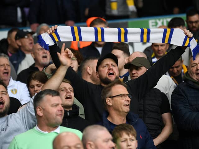 PROMISING: Will Leeds United fans be cheering come the end of the 2023-24 Championship season? Picture: Jonathan Gawthorpe