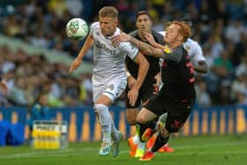 FRINGE FIGURE: Mateusz Bogusz on his Leeds United debut