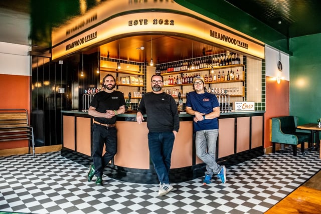 Dave Herbert, operations manager of Meanwood Tavern, Ed Mason, managing director Whitelock's and Meanwood Tavern, and James Newman, founder of Well Oiled.