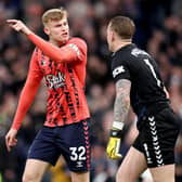LATE RUN? Everton centre-back Jarrad Branthwaite (left) could make a late push for the squad - especially if Barnsley-born John Stones continues to be troubled by injury