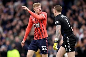 LATE RUN? Everton centre-back Jarrad Branthwaite (left) could make a late push for the squad - especially if Barnsley-born John Stones continues to be troubled by injury