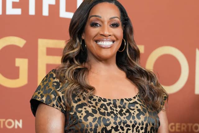 Alison Hammond at a red carpet event
