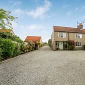 The front of the property, which dates from the 1890's and sits in the heart of Kilnwick, a sought after Wolds village surrounded by open countryside.