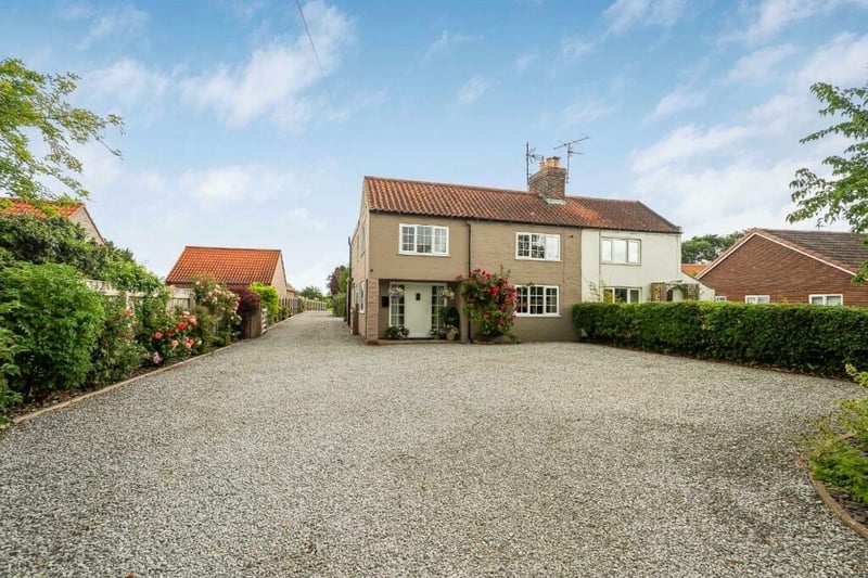 The front of the property, which dates from the 1890's and sits in the heart of Kilnwick, a sought after Wolds village surrounded by open countryside.