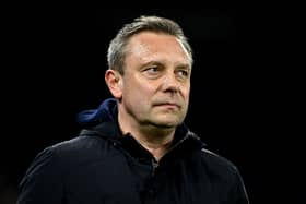 Huddersfield Town head coach Andre Breitenreiter, whose side end their Championship season at Ipswich Town on Saturday. Picture: Dan Mullan/Getty Images.