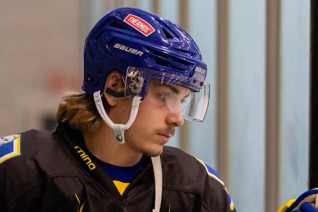 GOLDEN FAREWELL: Leeds Knights' winger Oli Endicott is keen to sign off from his GB junior career with a gold medal in Dumfries in December. Picture: Aaron Badkin/Leeds Knights