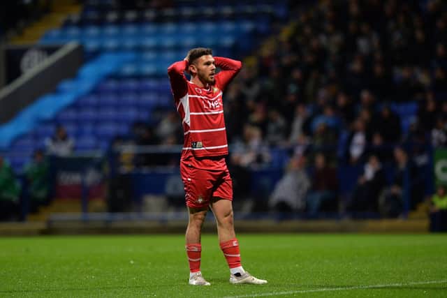 INJURY NIGHTMARE: Doncaster Rovers winger Jon Taylor could face more surgery after injuring his knee at Tranmere Rovers on Boxing Day