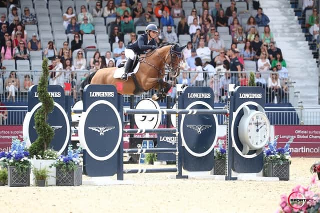 Alena Hughes at the London Longines Global Champions Tour in August last year.
Picture: Sportfot