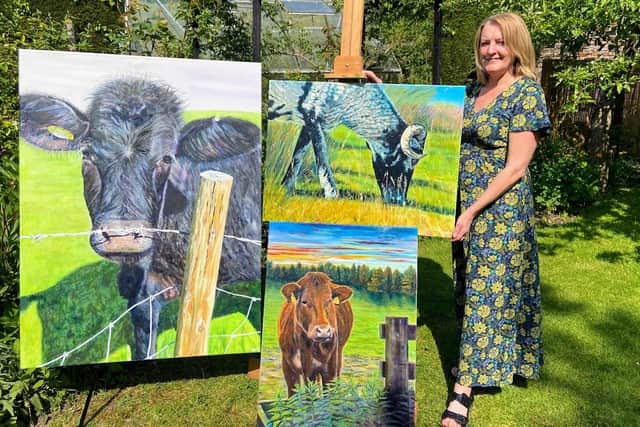 Artist Janette Hill, who lives near York, will be painting a portrait of this year’s Great Yorkshire Show Supreme Sheep Champion, which will be announced on Thursday July 13.