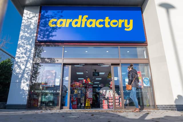 Retailer Card Factory has warned investors it faces a tough run-up to Christmas with the economy facing a potential downturn, but said it was well placed to weather the problems. (Photograph by Richard Walker/ImageNorth)