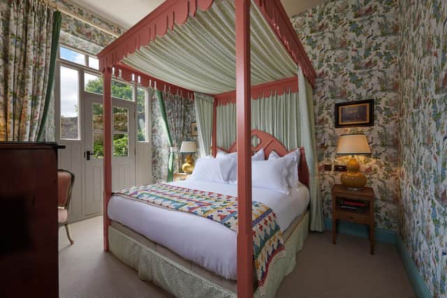 The fabulous four poster bedroom