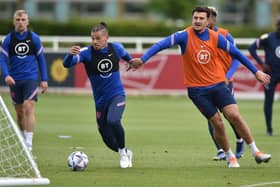 CLUB CONCERNS: The Yorkshire pair of Kalvin Phillips (left) and Harry Maguire (right) are finding England caps easier to come by than club starts