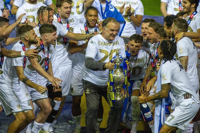 BOUNCING BACK: Marceo Bielsa revitalised Leeds United, leading them to the 2019-20 Championship, but his legacy has not been built on