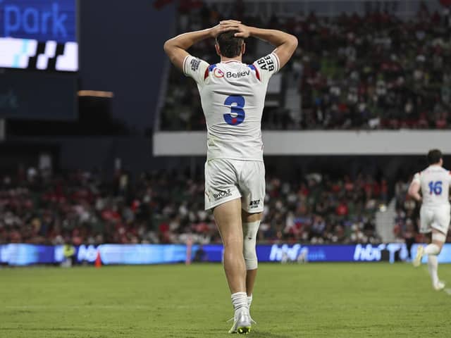England endured a frustrating evening against Tonga. (Photo: Anita Reca/SWpix.com)