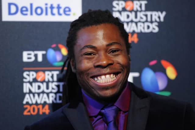 Ade Adepitan attends the BT Sport Industry Awards at Battersea Evolution in London.  (Pic credit: Stuart C. Wilson / Getty Images)