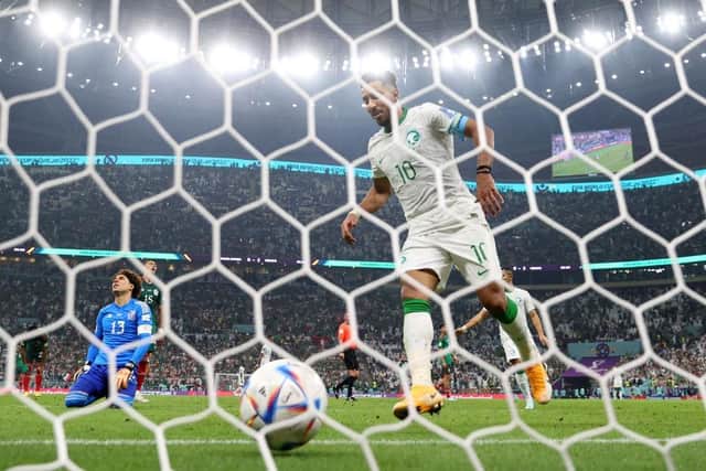 FACE-SAVER: Salem Al-Dawsari's goal for Saudi Arabia avoiding France's World Cup last-16 opponents being decided by yellow cards