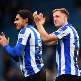 CONFIDENT: Sheffield Wednesday's Davis Keillor-Dunn (right) was pleased to score twice in Saturday's win over AFC Wimbledon. Picture: Steve Ellis.