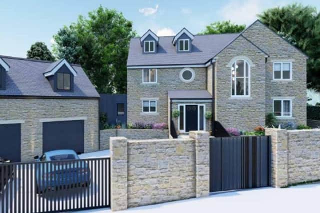 Plans submitted to Sheffield City Council for extensions to this home in Sandygate Park, Lodge Moor, Sheffield include a subterranean swimming pool, snooker room and cinema room, plus the new boundary wall shown