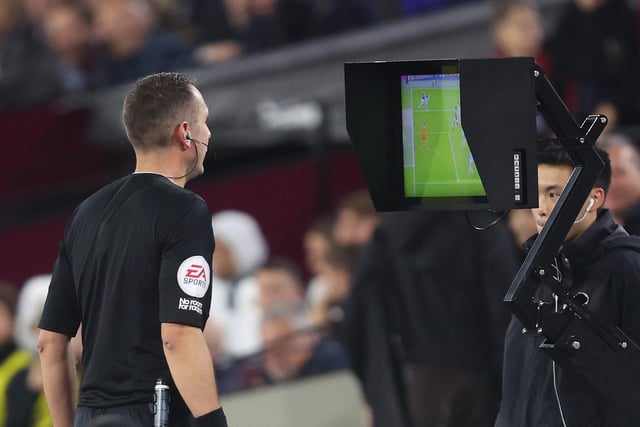VAR has intervened nine times in West Ham matches this season, five times in their favour and four times against.