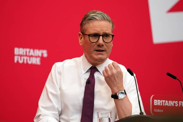 Labour leader Sir Keir Starmer says harnessing patriotic pride is central to raising next the generation of sporting talent, says Starmer, as participation gap widens.