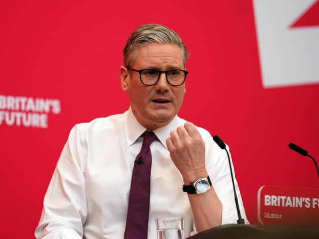 Labour leader Sir Keir Starmer says harnessing patriotic pride is central to raising next the generation of sporting talent, says Starmer, as participation gap widens.