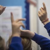 Children during a class at a primary school. PIC: Danny Lawson/PA Wire