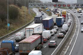 There are delays of up to 60 minutes on the M62 in West Yorkshire
